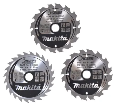 Image de Makita B-33897 Jeu de lames de scie 136x20x16Z+24Z