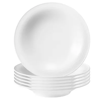 Produktbild von Seltmann Weiden Beat Weiß Suppenteller 22,5cm 6er Set
