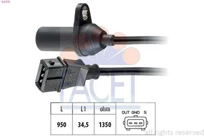 Produktbild von FACET 9.0175 Kurbelwellensensor Impulsgeber für FIAT Seicento / 600 Schrägheck (187)