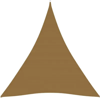 Produktbild von Sonnensegel 160 g/m² Taupe 5x7x7 m HDPE , Markisen Design 2024