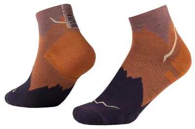 Image de Chaussettes Merino Lighweight Quarter L (42-44) multicolores - LWQ3 gingembre