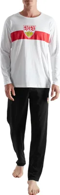 Produktbild von VfB Herren Pyjama weiß Größe: 48