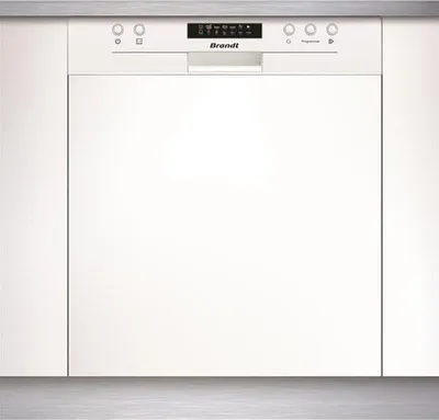 Image de Lave-vaisselle 60cm 14 couverts 44db intégrable avec bandeau - Brandt - BDB424LW -