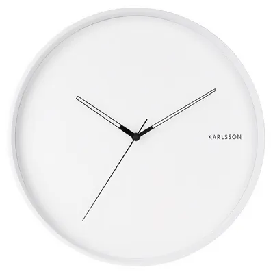 Obrázok produktu pre Nástenné hodiny Karlsson Hue - kovové biele - Ø40cm