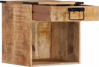 Zdjęcie produktu dla vidaXL Szafka nocna 40x30x37 cm z litego drewna mango