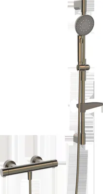 Produktbild von HANSA HANSAPRISMA Brausebatterie mit Brausegarnitur, 770mm, 3-strahlig, 4813042181