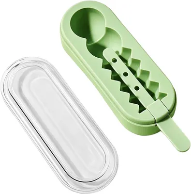 Image de Moules à glaçons en forme - Boissons glacées - Friandises rafraîchissantes - Antiadhésives - 21 x 8 x 4 cm - Légumes