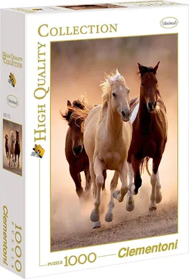 Zdjęcie produktu dla Clementoni High Quality Collection Puzzle "Pędzące konie" 1000 Teile