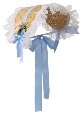 Produktbild von Mädchen Frauen Teeparty Sonnenhut mit Blumen