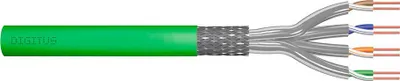 Zdjęcie produktu dla Kabel instalacyjny DIGITUS kat.8.2 S/FTP Dca AWG 22/1 LSOH 50m zielona szpula