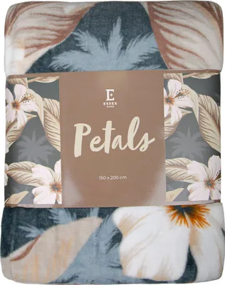 Obrázek produktu pro Deka z mikrovlákna PETALS béžová 150x200 cm