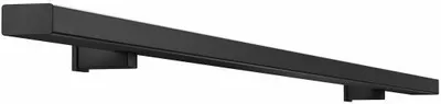 Produktbild von Sellon24® Wandhandlauf Handlauf Stahl RAL Treppen Pulverbeschichtet Schwarz eckig Halterung Wand matt Geländer black - SLIM / 150 cm / RAL9005