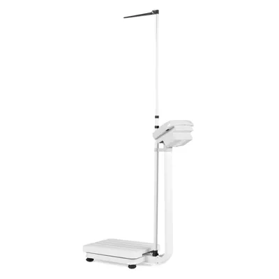 Obrázek produktu pro Osobní váha COSTWAY s měřičem výšky a hmotnosti, rozsah výšky 75-203 cm, rozsah hmotnosti 0,02-180 kg, elektronický stadiometr s LED displejem, přesná váha