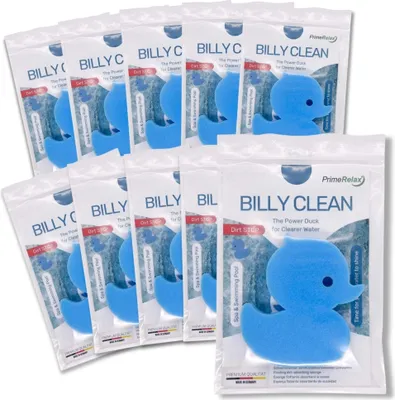 Produktbild von Billy Clean 10er Pack – Schwimmender Schmutz absorbierender Schwamm für Whirlpool und Pool