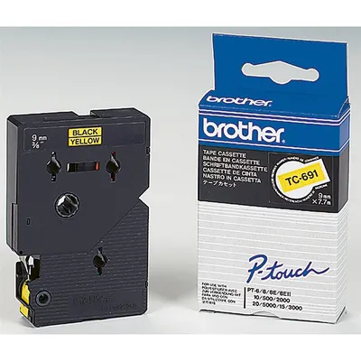 Image de brother TC-Tape TC-691 cartouche de ruban, largeur de bande : 9 mm