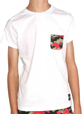 Produktbild von BEZLIT Jungen T-Shirt in vielen Farben Weiß-Rot-Camouflage 104/110