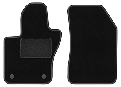 Immagine prodotto di Tappetini anteriori in moquette per Jeep Renegade II 2018- (SUV) – 2 pezzi, neri, su misura – Wielganizator LUX