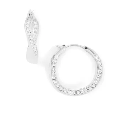 Produktbild von Fossil JF01144040 Creolen Damen Twist Silber-Ton