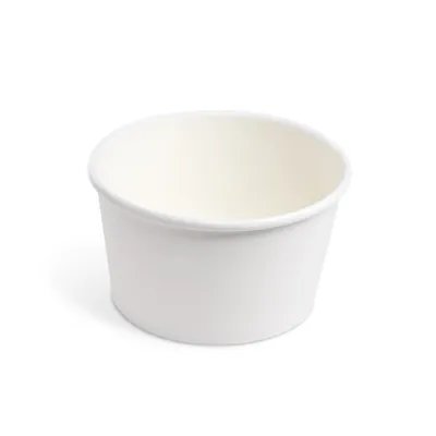 Produktbild von 50 Papierbecher 350 ml rund, weiß – Ideal für Getränke und Events