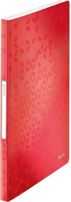 Image de LEITZ 46320026 WOW Livret de présentation DIN A4, 40 pochettes rouge