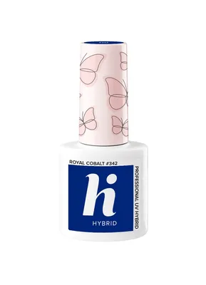 Image de Bonjour, vernis hybride Hybrid Butterfly n° 342 Royal Cobalt, 5 ml