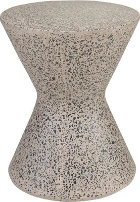 Produktbild von Casa Padrino Luxus Beistelltisch / Hocker Grau Ø 40 x H. 51 cm - Runder Beton Tisch / Sitzhocker - Wohnzimmer Möbel - Luxus Möbel - Beton Möbel - Luxus Einrichtung - Wohnzimmer Einrichtung