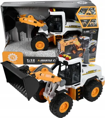 Obrázok produktu pre Veľké bagre 1:12 Stavebné vozidlo so svetlom, zvukom a parnou funkciou – 32 cm hračka
