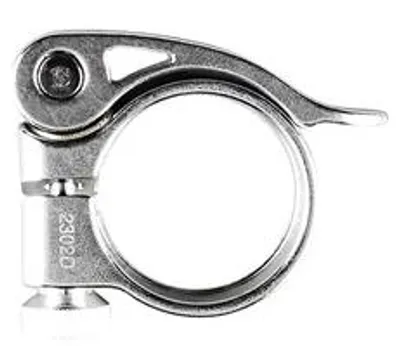 Produktbild von Tretwerk Aurora Sophia Sattelklemme Fahrrad E Bike Sattelschelle mit Schnellspanner Aluminium 31,8 mm