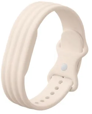 Imagen del producto de Pulsera de silicona color beige, compatible con Google Fitbit Air. Pulsera de silicona para Fitbit, color beige. Talla única. CHPN