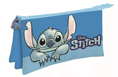 Produktbild von Disney Lilo und Stitch Smile Federmäppchen mit 3 Fächern