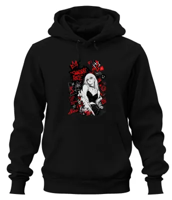 Produktbild von It's Not Love It's Calculated Chaos Anime Japan Y2K Manga Hoodie Kapuzenpullover, Schwarz, M