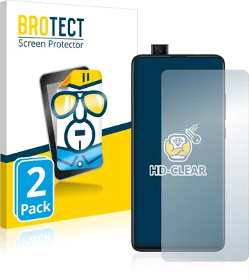 Produktbild von 2x Für Xiaomi Mi 9T Pro Schutzfolie BROTECT Displayschutz Display Schutz Folie Klar Transparent