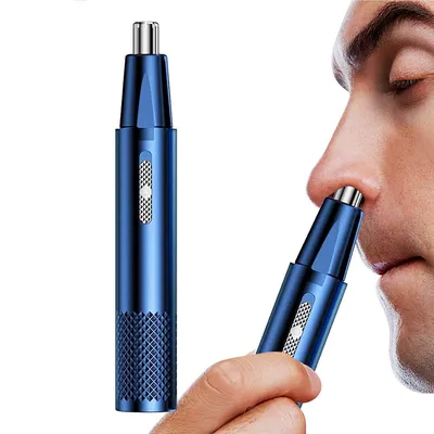 Produktbild von Nasen- & Ohrenhaarschneider, USB-aufladbar, professioneller 6000 RPM Trimmer, präzises Pflegewerkzeug für Männer & Frauen, kompakt 15×1cm