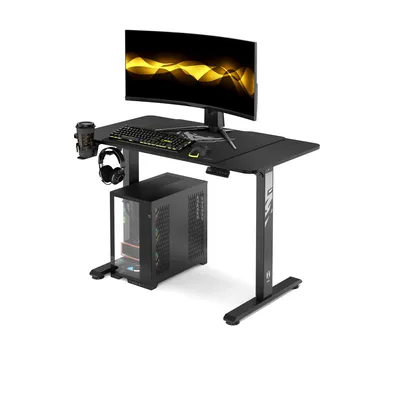Immagine prodotto di Diablo Tavolo da gioco elettrico X-Tensio Scrivania per ufficio Funzione memoria Touchscreen Altezza regolabile 110 cm Nero