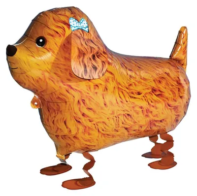 Produktbild von Folienballon Airwalker Pudel Hund, ca. 60 x 40 cm