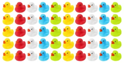 Produktbild von 50er WELLGRO Badeenten Set – Gummienten Rubber Ducks für Kinder & Babys – Badewannenspielzeug Baby, Wasser Spielzeug Kinder, Mini Badeenten Set, Geschenk, Party Mitgebsel & Deko – BPA-frei