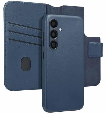 Imagen del producto de Funda Tipo Libro de Cuero 2 en 1 con MagSafe para Samsung Galaxy S24 - Nightfall Blue