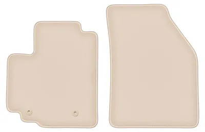 Produktbild von DURBAN Beige Velours-Fußmatten vorne für Opel Agila B Schrägheck (2008-2014)