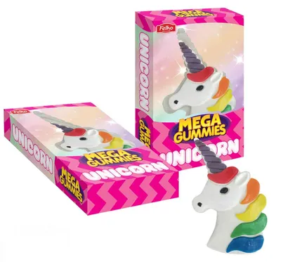Produktbild von Mega Gummies Unicorn 600g