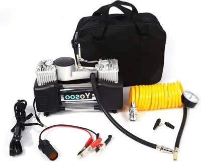 Produktbild von Handgeklappte Auto-Luftkompressor 150PSI 12V Pumpe Elektrische Luftkompressor für Auto und Fahrrad.
