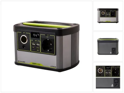 Obrázek produktu pro Goal Zero 22080, DC, Solární, USB, 187 Wh, 200 W, 5 - 230 V, 13-22 V, Černá