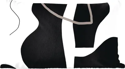 Produktbild von MuchoWow® Zierkissen Sofakissen Wohnzimmer Dekokissen 50x30 cm Abstrakt - Minimalismus - Design - Wohnzimmerdekoration - Polster mit Photo