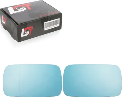 Produktbild von 2x Spiegelglas zum Kleben asphärisch konvex für BMW 3er E30 E36 5er E28 7er E23