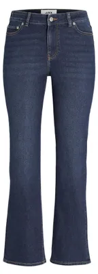 Productafbeelding van JJXX Damen JXNICE SL-Straight ANK MW C8117 Jeans, donkerblauwe denim, maat 25W