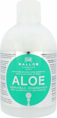 Zdjęcie produktu dla Kallos Aloe Moisture Repair Shine Shampoo odżywczy szampon do miękkich i lśniących włosów 1000 ml