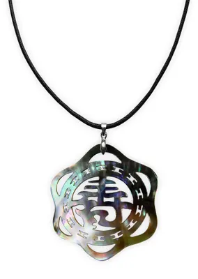 Produktbild von Halskette »GLÜCKSBRINGER« - Einzigartiger Perlmutt-Schmuck für Glück
