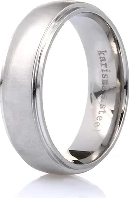 Produktbild von Karisma Edelstahl Ring Ehering - Trauring - Freundschaftsring Klassisch Matt JZ3648-1 - 70 (22.3)