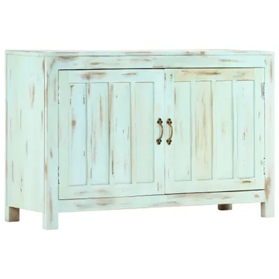 Produktbild von Sideboard Hellblau 110x35x70 cm Massivholz Mango