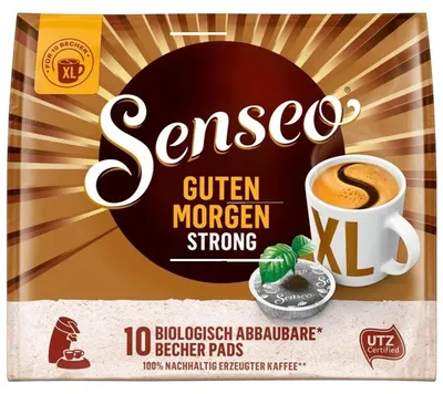 Produktbild von Senseo, Kaffeepads, Guten Morgen Strong XL, 10 er, 125 g