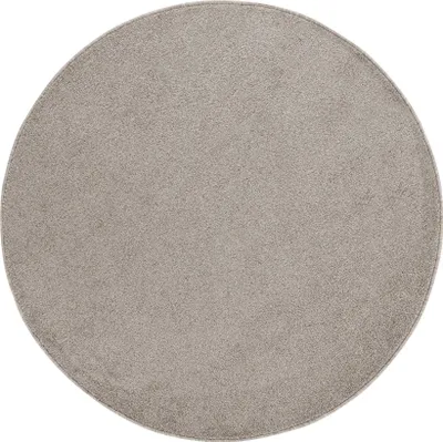 Image de Carpetsale24 Tapis à Poils Courts pour Salon Design Uni Moderne Entretien Facile Idéal pour Chambre à Coucher, Taille: 160 cm rond